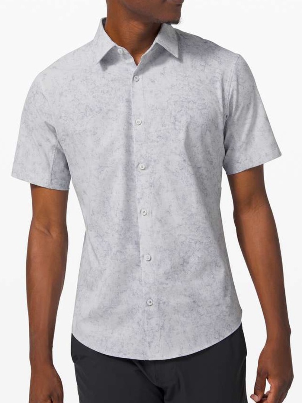 Lululemon Airing Easy Short Sleeve Shirt Ventlight Mesh Office Casual.  Sk18